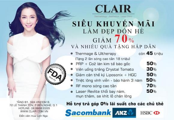 clair-spa-ngoisao.vn.jpg 0 Clair Clinic & Spa, Làm đẹp tiêu chuẩn hoa kỳ, Khắc phục nhược điểm của da