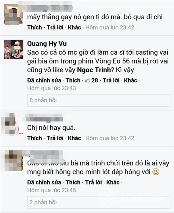 MC Quỳnh Chi, MC Quỳnh Chi chê phim Ngọc Trinh, MC Quỳnh Chi bị bóc mẽ, phim Ngọc Trinh, vòng eo 56, sao việt