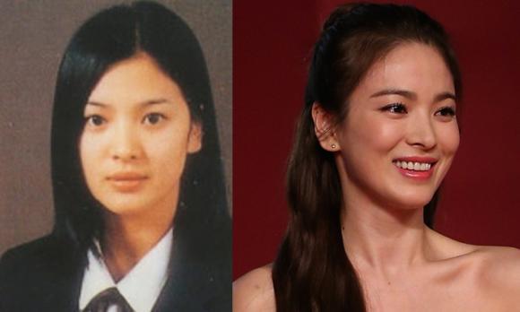 Song Hye Kyo, nhan sắc Song Hye Kyo, nữ diễn viên Song Hye Kyo, Song Hye Kyo hồi nhỏ, Song Hye Kyo phẫu thuật thẩm mỹ, hậu duệ mặt trời, sao Hàn