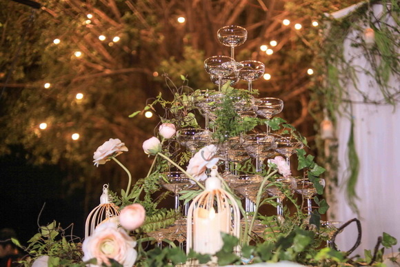 Tiệc cưới mang phong cách Pháp, Khu vườn Le Jardin, Le Jardin Sài Gòn