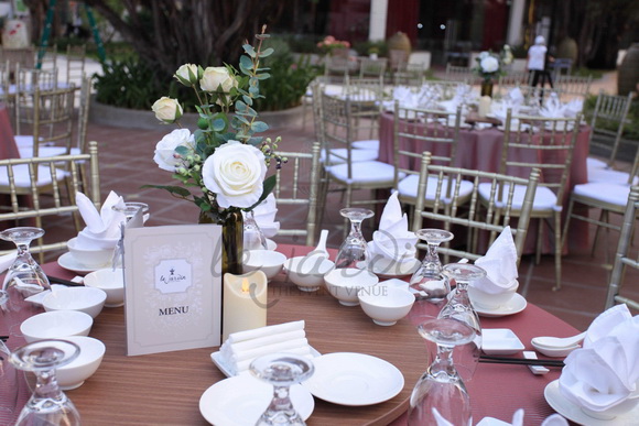 Tiệc cưới mang phong cách Pháp, Khu vườn Le Jardin, Le Jardin Sài Gòn