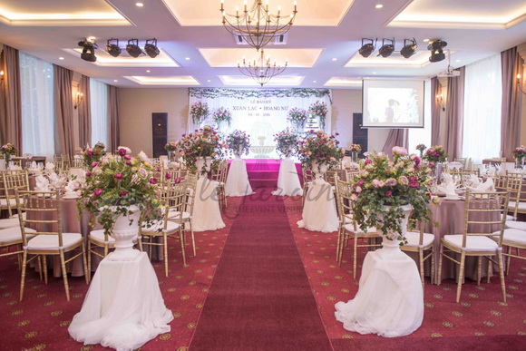 Tiệc cưới mang phong cách Pháp, Khu vườn Le Jardin, Le Jardin Sài Gòn