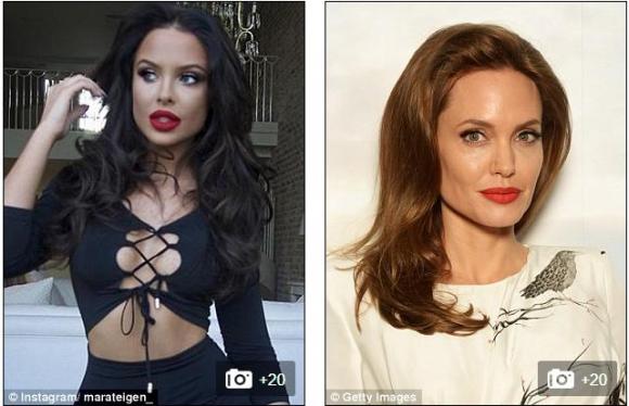  Angelina Jolie , cô gái giống hệt  Angelina Jolie , vợ chồng  Angelina Jolie chia tay