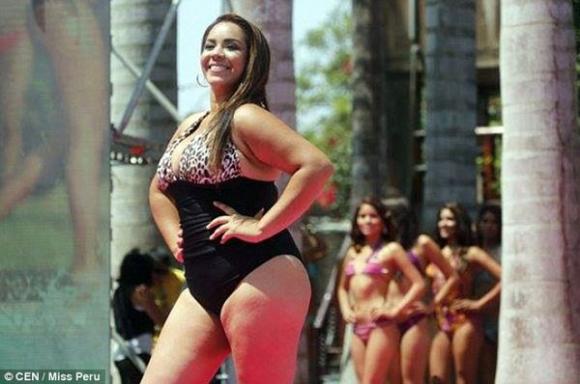 Hoa hậu Hoàn vũ Peru,thí sinh 75kg vào chung kết Hoa hậu Hoàn vũ Peru,sự kiện hy hữu tại Hoa hậu Hoàn vũ Peru