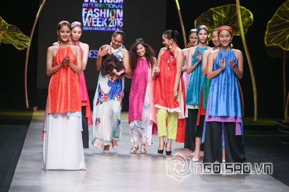 ,siêu mẫu Phan Như Thảo, người mẫu việt, sao việt, sao việt bầu bí, Vietnam International Fashion, Week (VIFW) 2016 