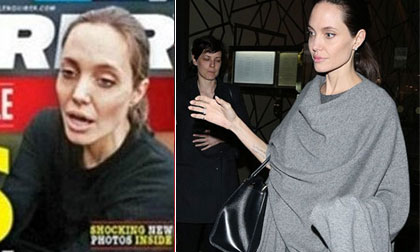 Angelina Jolie,sao Hollywood,sao Hollywood gầy trơ xương