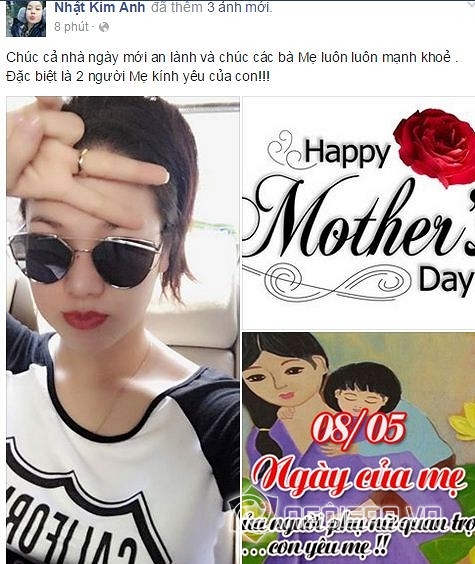 sao Việt, ngày của mẹ, sao việt chúc mừng ngày của mẹ, quà tặng ngày của mẹ, sao việt ngày lễ, sao việt 