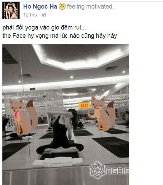 hà hồ, hồ ngọc hà, hà hồ tập yoga, hà hồ sợ bị theo dõi, sao việt, sao việt tập yoga