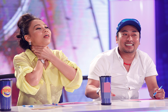 Thu Minh, biểu cảm, khó đỡ, ghế nóng, Vietnam Idol 2016