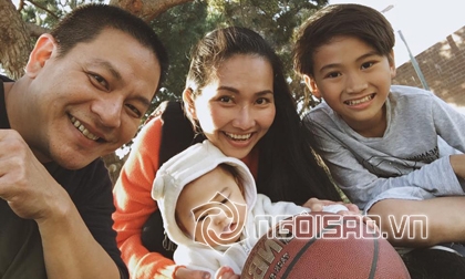 Kim Hiền, Kim Hiền và chồng, Kim Hiền và con trai, sao việt, con riêng sao việt
