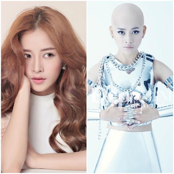 ,đời sống sóng gió của sao Việt, sao việt, sao cạo tóc, cạo đầu, mỹ nhân trọc đầu, sao đi tu