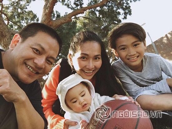 Kim Hiền, Kim Hiền và chồng, Kim Hiền và con trai, sao việt, con riêng sao việt