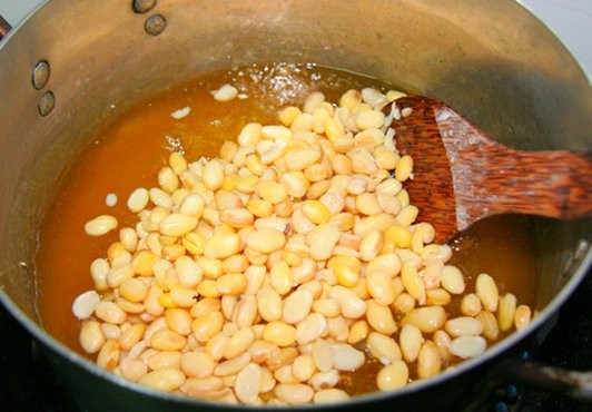 chè đậu ván, cách làm món chè đậu ván, chè đậu ván nước cốt dừa, cách làm các món chè, cách nấu ăn, hướng dẫn nấu ăn 
