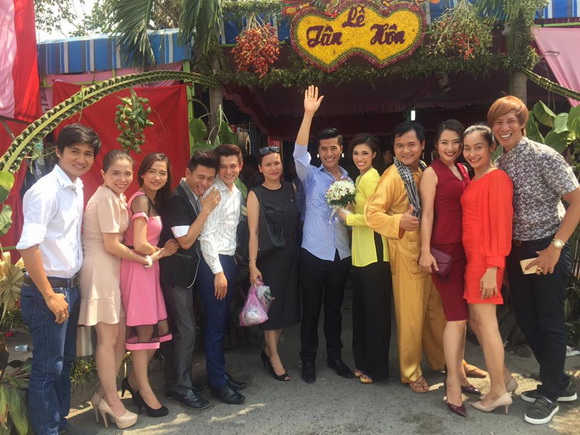Diễn viên Ngọc Lan, Đám cưới diễn viên Thanh Tuấn, Sao Việt