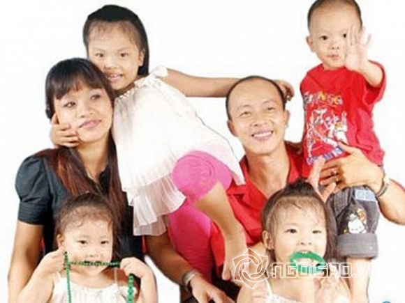sao Việt,Đức Hải,sao Việt có nhiều con,cặp sinh ba nhà Đức Hải