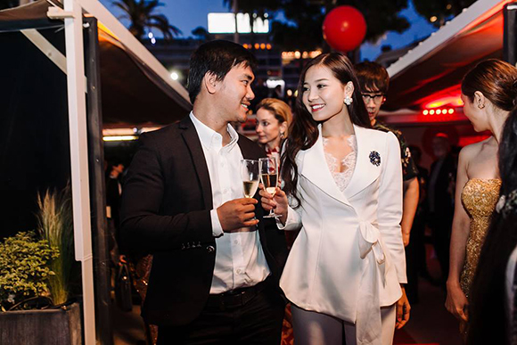 sao Việt, Khánh Hiền, bạn trai Khánh Hiền, LHP Cannes 2016, thảm đỏ