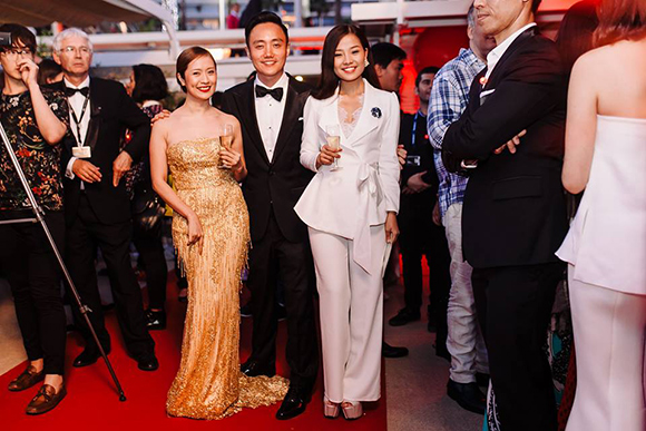 sao Việt, Khánh Hiền, bạn trai Khánh Hiền, LHP Cannes 2016, thảm đỏ