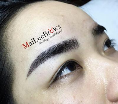 mai-kim-phung-235-1-ngoisao 5 Xăm Phun MaiLeeBrows, Xăm Phun lông mày, Xăm lông mày phong thủy