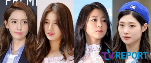 sao Hàn,top 4 nhan sắc xứ Hàn,sao Hàn thánh thiện,Suzy,Yoona