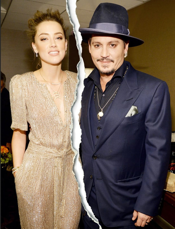 Johnny Depp,nữ diễn viên Amber Heard,Johnny Depp bị vợ bỏ