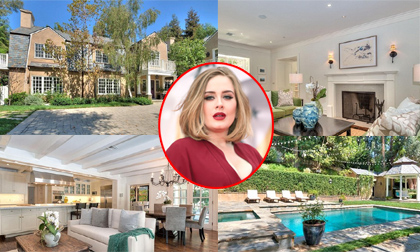 họa mi nước Anh Adele,Ca sĩ Adele,Adele,Adele mua biệt thự,bên trong biệt thự của Adele, sao Hollywood