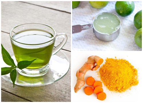 Trị mụn, trị mụn bằng trà xanh, hỗn hợp trị mụn từ trà xanh, nước trà xanh, bột trà xanh