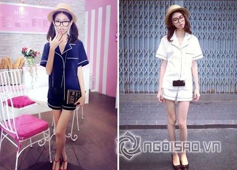 sao việt, sao việt pyjama, thời trang pyjama, sao việt xu hướng thời trang, sao việt thời trang mới