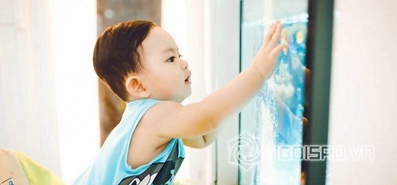 con trai Khánh Thi, Kubi, Khánh Thi và Phan Hiển, con trai Phan Hiển, ảnh con trai Khánh Thi, nhóc tỳ nhà sao Việt , sao Việt 