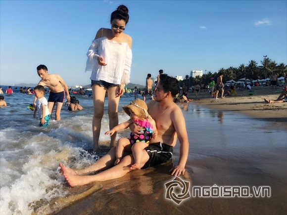Trang Nhung, gia đình Trang Nhung, chồng Trang Nhung, con gái Trang Nhung, gia đình Trang Nhung đi nghỉ mát, sao việt du lịch hè, sao việt