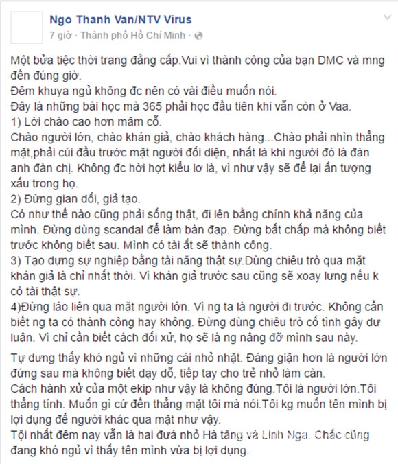 sao Việt, Ngô Thanh Vân, đả nữ màn ảnh Việt, Angela Phương Trinh chào Ngô Thanh Vân, tâm thư Ngô Thanh Vân, Ngô Thanh Vân bóng gió Angela Phương Trinh