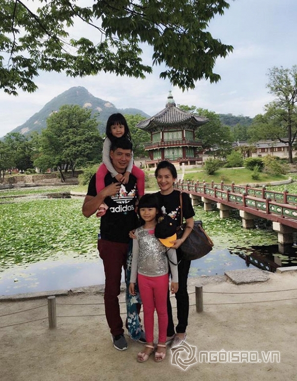 sao Việt,vợ chồng Bình Minh,sao Việt du lịch Hàn Quốc,vợ chồng Bình Minh tại Hàn Quốc
