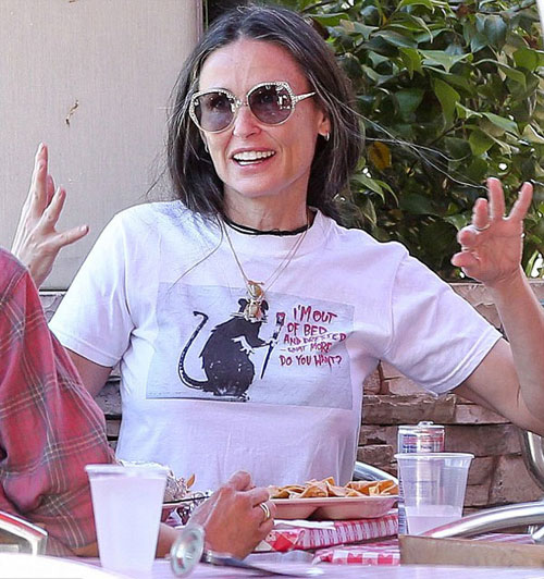 sao Hollywood,mỹ nhân một thời Demi Moore,sao Hollywood xuống sắc,Demi Moore xuống sắc