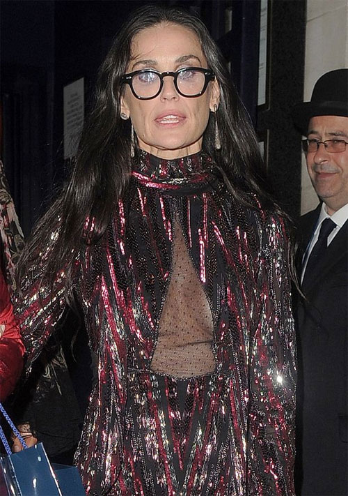 sao Hollywood,mỹ nhân một thời Demi Moore,sao Hollywood xuống sắc,Demi Moore xuống sắc