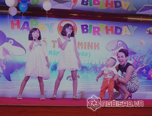 Thái Thùy Linh, con trai Thái Thùy Linh, ca sĩ Thái Thùy Linh, sinh nhật con trai Thái Thùy Linh, con trai Thái Thùy Linh 1 tuổi, sao việt 