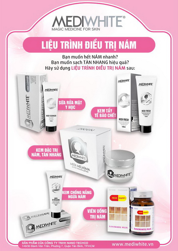 tri-nam-146-1-ngoisao 3 Medi White, Trị nám, Trị tàn nhang