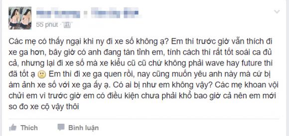 bạn trai, bạn trai đi xe số, tâm sự, tâm sự con gái, con trai đi xe số, tâm sự 