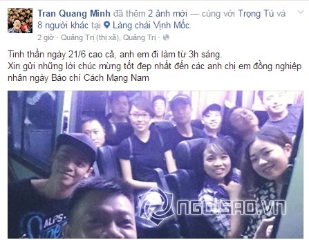 ngày báo chí cách mạng Việt Nam, sao Việt, sao việt chúc ngày nhà báo Việt Nam