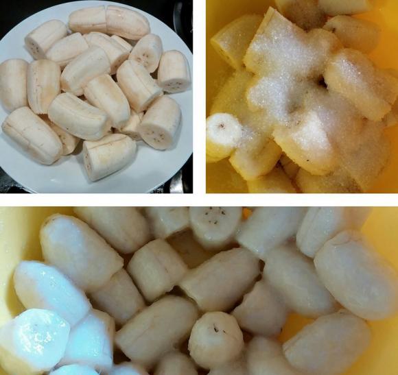 chè chuối, bánh chuối, cách làm chè chuối, bánh chuối, hướng dẫn nấu ăn, món ăn ngày hè, các món chè, cách nấu ăn 