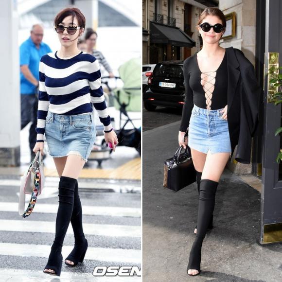 sao Hàn,Tiffany (SNSD),sao Kpop,Tiffany (SNSD) chân gầy