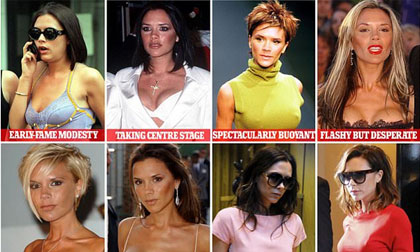 sao Hollywood,Victoria Beckham,Victoria Beckham sành điệu,thời trang sân bay của Victoria Beckham