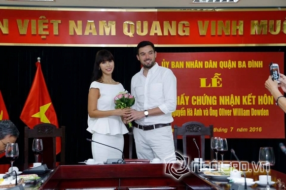 Hà Anh, Hà Anh đăng ký kết hôn, Hà Anh và bạn trai, đám cưới Hà Anh, Hà Anh và chồng, sao việt 