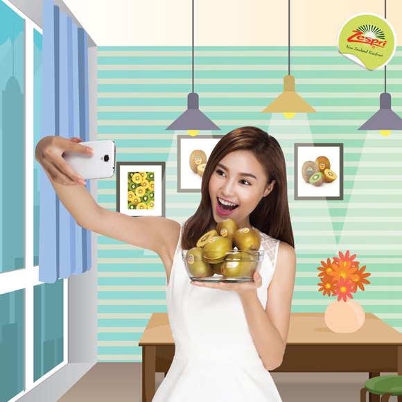 Ninh Dương Lan Ngọc, Kiwi Zespri, Sao Việt