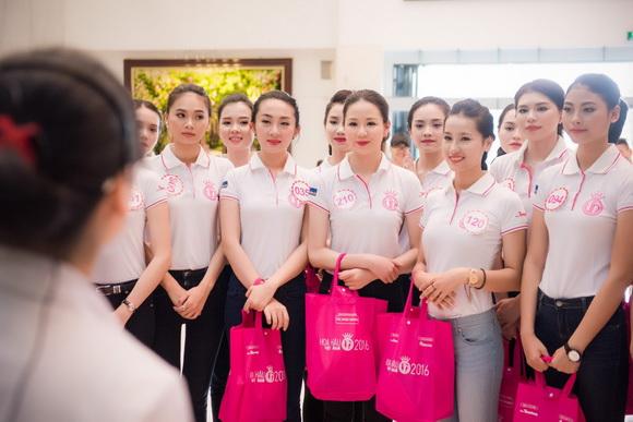 Hoa hậu việt nam 2016,chung khảo hoa hậu phía bắc,thí sinh hoa hậu dọn rác