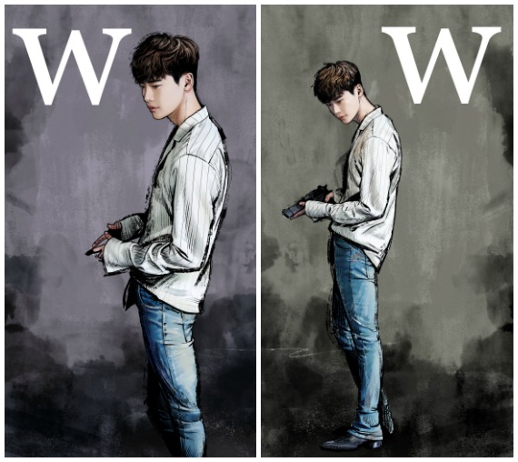 sao Hàn,Lee Jong Suk,nam thần truyện tranh,Han Hyo Joo,W–Two Worlds
