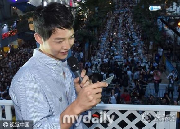 Song Joong Ki, Song Joong Ki sự kiện, Song Joong Ki hút fan, Song Joong Ki hậu duệ mặt trời, sao hàn