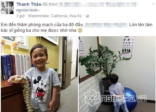 Thanh Thảo, em gái Thanh Thảo, cha đỡ đầu của con trai Thanh Thảo, con nuôi thanh Thảo, cha của con trai em gái Thanh Thảo, sao việt 