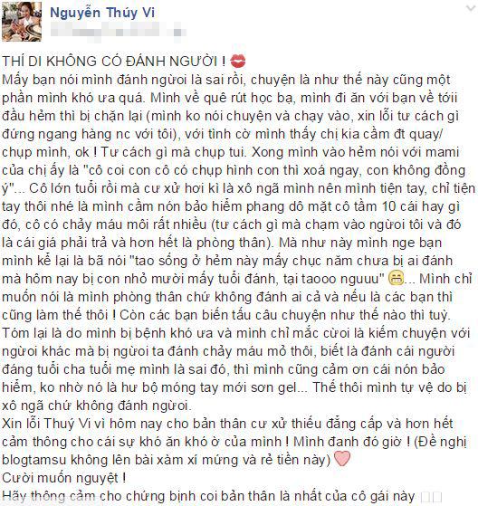 Thúy Vi, Thúy Vi đánh người, clip Thúy Vi đánh người, Thúy Vi sang chảnh, Phan Thành, Midu, sao việt 