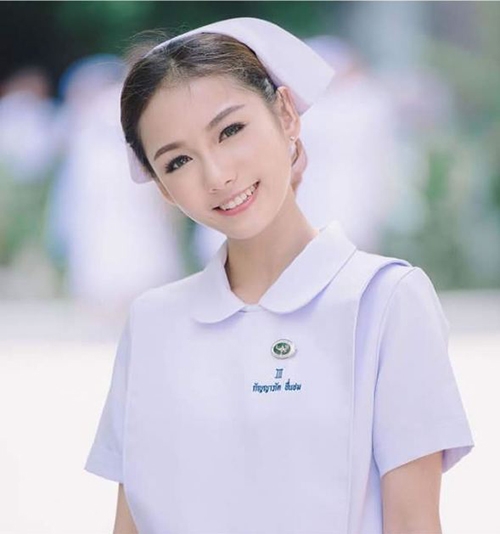 nữ y tá, nữ y tá Thái Lan, nữ y tá xinh đẹp, hot girl, người đẹp mới nổi, giới trẻ 
