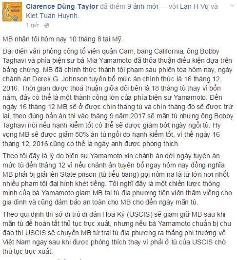 Minh Béo, Minh Béo nhận tội, Minh Béo được phóng thích, Minh Béo trở về Việt Nam, Minh Béo ngồi tù, Minh Béo phạm tội, sao Việt 