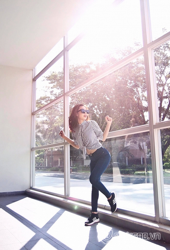 Diễn viên Minh Khuê trẻ trung như sao Hàn với thời trang Street Style 0 Diễn viên Minh Khuê, Minh Khuê, Sao Việt